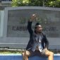 Tangkapan layar film pendek Caleg Gila oleh Channel Chafu Official.