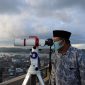 Pengamatan Hilal Di Tanjungpinang Terhalang Awan. Foto: Kanwil Kemenag Kepri
