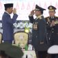 Menteri Pertahanan RI Prabowo Subianto menghadiri Rapim TNI-Polri dan menerima pangkat secara istimewa dari Presiden Joko Widodo di GOR Ahmad Yani, Mabes TNI, Jakarta, Rabu (28/2). Foto: Parlementaria