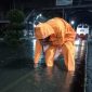 Banjir di Semarang mengakibatkan perjalanan kereta api terganggu. Foto: PT KAI