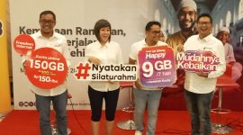 Indosat Ooredoo Hutchison (Indosat atau IOH) mempromosikan program barunya selama Ramadan 2024. Foto: Neumedia.id/Bormanto