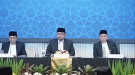 Menteri Agama Yaqut Cholil Qoumas saat Sidang Isbat di Kementerian Agamat, Minggu (10/3/2024). Foto: Humas Kementerian Agama.