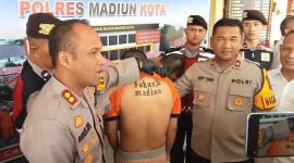Pers rilis kasus tindak kekerasan yang diduga dilakukan oleh Komunitas Sakura di Kota Madiun, Rabu (5/6/2024). Foto: Neumedia.id/Bormanto