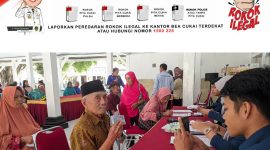Dinsos salurkan bantuan sosial bersumber dari DBHCHT Kabupaten Madiun tahun 2024 di Kecamatan Geger, Selasa (3/9/2024) pagi.