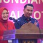 Calon Wali Kota Madiun, Inda Raya ungkap makna nomor urut 1 yang didapat Paslon DADI JUARA, Senin (23/9/2024) malam.