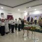 Prosesi pengambilan sumpah pelantikan PTPS Pilkada Kota Madiun di Gedung Diklat, Kelurahan Kejuron, Kecamatan Taman, Kota Madiun, Senin (4/11/2024). Foto: ant/neumedia