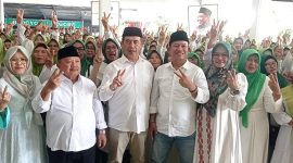 Ratusan Muslimat Kabupaten Madiun deklarasi dukung Paslon Harmonis, Selasa (12/11/2024)