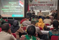 Panwaslu Kecamatan Kartoharjo, Kota Madiun gelar rapat kerja teknis di I-Club Madiun, Rabu (13/11/2024) malam.