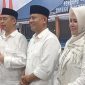 Paslon Harmonis deklarasi kemenangan berdasarkan hitung cepat, Rabu (27/11/2024) malam.