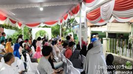 Suasana PSU di TPS 10 Kelurahan Taman, Kecamatan Taman, Kota Madiun, Minggu (1/12/2024)