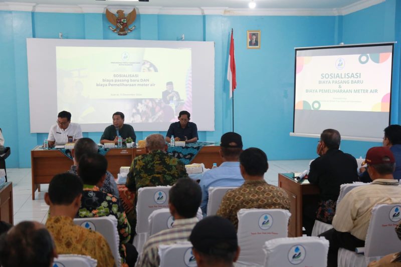 Perumda Tirta Taman Sari Kota Madiun resmi tetapkan tarif baru per Januari 2025. Foto : istimewa 