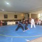 Turnamen pencak silat Tunas Muda Cup (TMC) ketiga digelar di Sasana Kridha Mulya, Babadan Lor, Kecamatan Balerejo, Kabupaten Madiun, Minggu (15/12/2024)