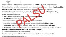 Pelaku mengelabuhi calon korban dengan mengirimkan Kop Surat Dispendukcapil Kabupaten Madiun yang dipastikan palsu.