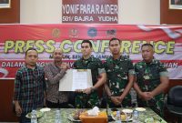 Kesepakatan damai mengakhiri salah paham antara Yonif Linud 501/BY dan wartawan NET TV.