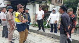 Komisi D DPRD Kabupaten Madiun melakukan inspeksi mendadak (sidak) ke lokasi pembangunan Jembatan Wungu, Kamis (30/1/2025).