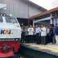 Peresmian KA Madiun Jaya relasi Madiun-Pasar Senen Jakarta, Sabtu (1/2/2025) pagi.