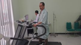 Bupati Madiun terpilih Hari Wuryanto jalani tes kesehatan di RSUD Dolopo sebelum mengikuti pembekalan di Magelang setelah nanti dilantik Presiden Prabowo Subiyanto. Foto : istimewa 