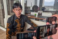 Anggota KPU Jatim, Nur Salam, ditemui di Hotel Aston usai acara FGD Evaluasi Pemilihan 2024 KPU Kota Madiun, Senin (24/2/2025)