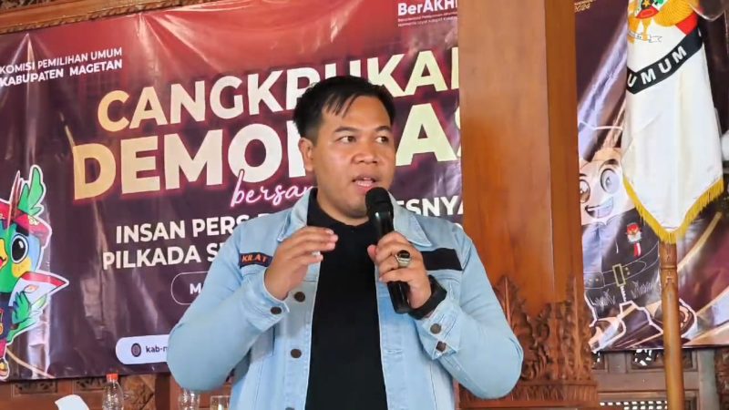 Ketua Bawaslu Magetan M. Kilat Adinugroho Syaifullah. Dok. NEUMEDIA