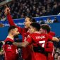 Para pemain Liverpool merayakan gol ke gawang Everton dalam Derby Merseyside, Kamis (13/2/2025) dini hari lalu. Sumber Foto : Instagram @virgilvandijk
