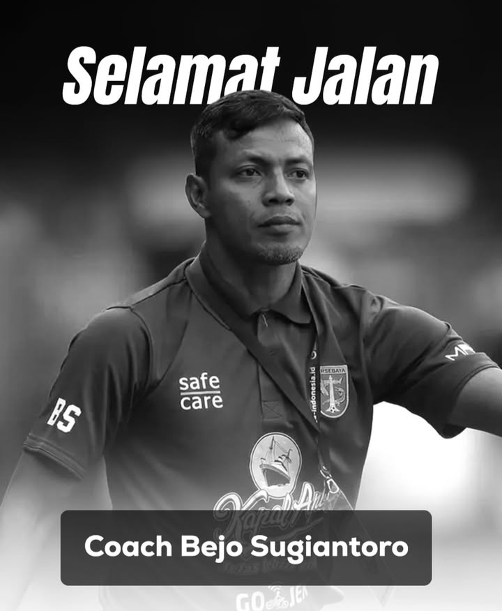 Legenda sepakbola Indonesia, Bejo Sugiantoro, meninggal dunia. Foto: Instagram @officialpersebaya