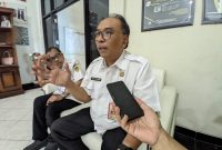 Kepala Dinas Perdagangan, Koperasi dan Usaha Mikro (Disdagkop UM) Kabupaten Madiun Indra Setyawan, ditemui di kantornya, Rabu (12/3/2025)