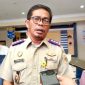 Kepala Kantor ATR/BPN Kota Madiun, Triawan Saleh memberikan keterangan kepada wartawan.