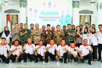 Pengurus Komite Olahraga Nasional Indonesia (KONI) Kabupaten Madiun masa bakti 2025-2029 resmi dilantik di Pendopo Muda Graha, Jumat (21/3/2025). Foto: Prokopim Pemkab Madiun