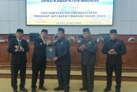 DPRD Kabupaten Madiun sampaikan rekomendasi terhadap LKPJ Bupati Madiun tahun 2024.