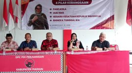Sosialisasi 4 Pilar Kebangsaan oleh anggota DPR RI sekaligus Wakil Sekretaris Jenderal DPP PDI Perjuangan, Sadarestuwati.
