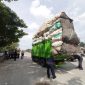 Sebuah truk terjaring razia gabungan Satlantas Polres Madiun bersama Dinas Perhubungan (Dishub) Kabupaten Madiun di Jalan Raya Madiun–Surabaya, tepatnya di kawasan exit tol Dumpil, Rabu (30/4/2025).