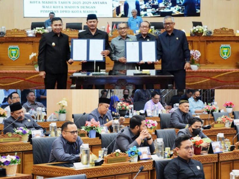 DPRD dan Wali Kota Madiun Sepakati Rancangan Awal RPJMD 2025–2029.