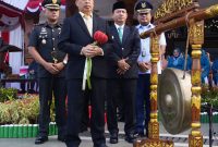 Peresmian KDMP Kabupaten Madiun ditandai dengan pemukulan gong oleh Bupati Madiun, H. Hari Wuryanto, yang didampingi oleh Wakil Bupati dr. Purnomo Hadi, serta jajaran Forum Koordinasi Pimpinan Daerah (Forkopimda) Kabupaten Madiun.