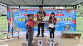 Muchammad Rafhan, atlet Perbakin Magetan  sukses raih juara pertama turnamen menembak yang digelar di Yonif Linud 501.
