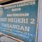 SMPN 2 Dagangan, Kabupaten Madiun yang belakangan viral karena diduga mengeluarkan seorang siswa baru secara sepihak. 
