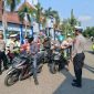 Satuan Lalu Lintas Polres Madiun menggelar Operasi Patuh Semeru 2025 di Terminal Bus Caruban, Rabu (16/7/2025).