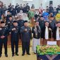 Segenap unsur DPRD Kabupaten Madiun foto bersama jajaran eksekutif usai paripurna istimewa Hari Jadi ke-457 Kabupaten Madiun, Jumat (18/7/2025) 
