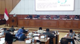 Sidang paripurna DPRD Kabupaten Madiun, Kamis (26/6/2025).