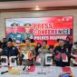 Polres Madiun gelar Press release di Mapolres Madiun, Jumat (8/8/2025). 