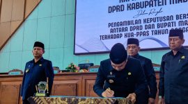 DPRD dan Pemkab Madiun resmi menandatangani kesepakatan KUA PPAS tahun anggaran 2026