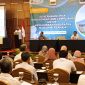 Wakil Bupati Madiun, dr. Purnomo Hadi, memberikan arahan pada hari kedua Workshop Governance, Risk, and Compliance (GRC) Tahun 2025 yang digelar di Hotel Aston, Kota Madiun, Rabu (8/10/2025). 