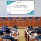 Rapat paripurna dengan agenda penyampaian Nota Keuangan RAPBD Tahun Anggaran 2026 oleh Bupati Madiun di ruang sidang DPRD Kabupaten Madiun, Jumat (17/10/2025) 