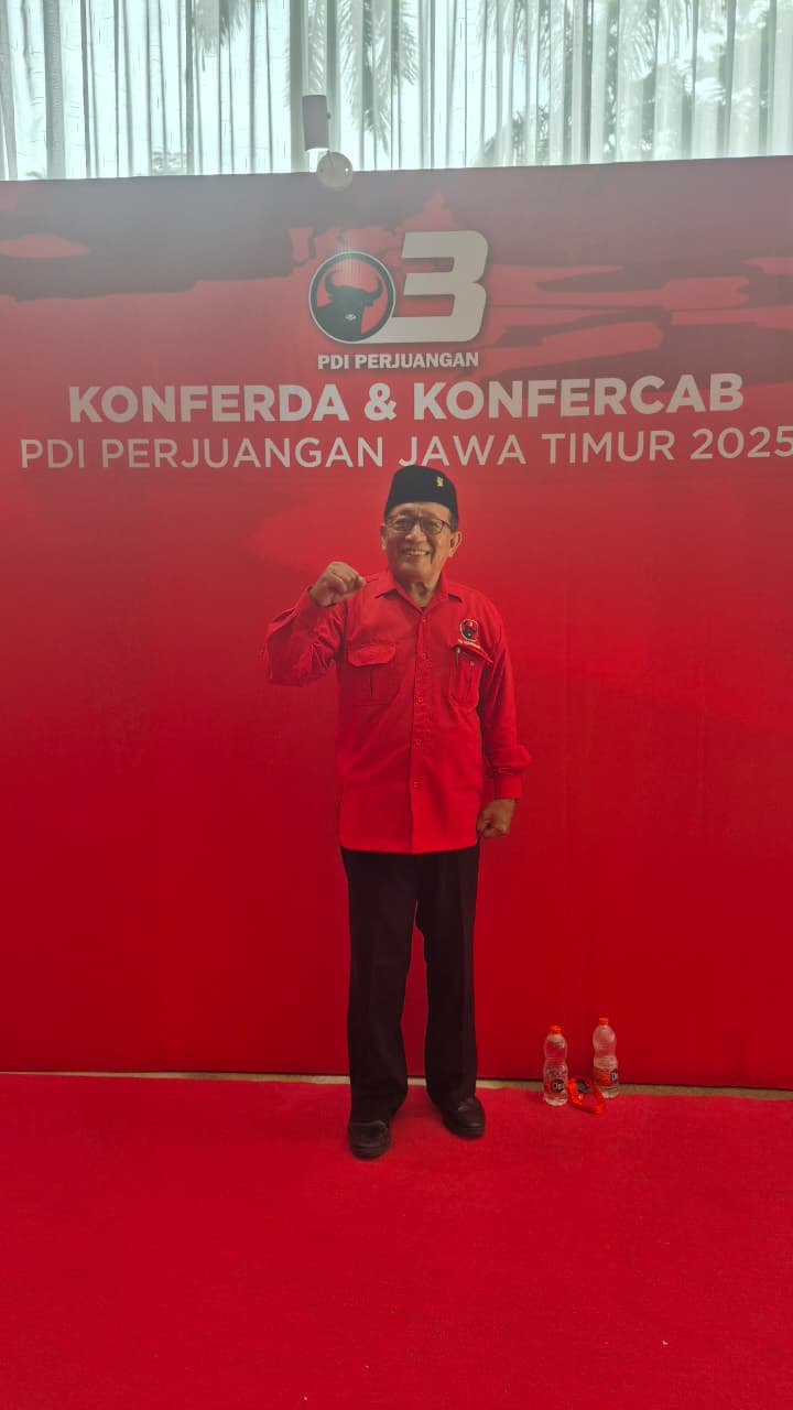 Ketua DPC PDI Perjuangan Kota Madiun periode 2025–2030, Sutardi. 