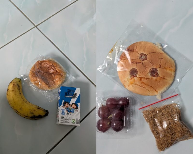 Menu MBG yang dinilai belum mencerminkan prinsip gizi seimbang, meski anggaran per porsi disebut mencapai Rp8.000 hingga Rp10.000.