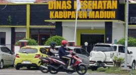 Kantor Dinas Kesehatan Kabupaten Madiun. 