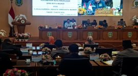 Rapat paripurna DPRD Kota Madiun, Jumat (27/2/2026) 