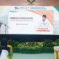 Bupati Madiun Hari Wuryanto memberikan arahan dalam Forum Komunikasi Publik di RSUD Dolopo, Rabu (8/4/2026) 