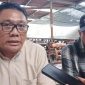 Kuasa hukum korban, Wahyu Dhita Putranto (kiri), saat gelar press release di Warung Latte, Kota Madiun, Sabtu (18/4/2026) 