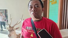 Ketua Sarikat Buruh Madiun Raya (SBMR), Aris Budiono. 