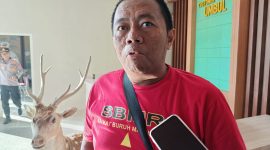 Ketua Sarikat Buruh Madiun Raya (SBMR), Aris Budiono. 